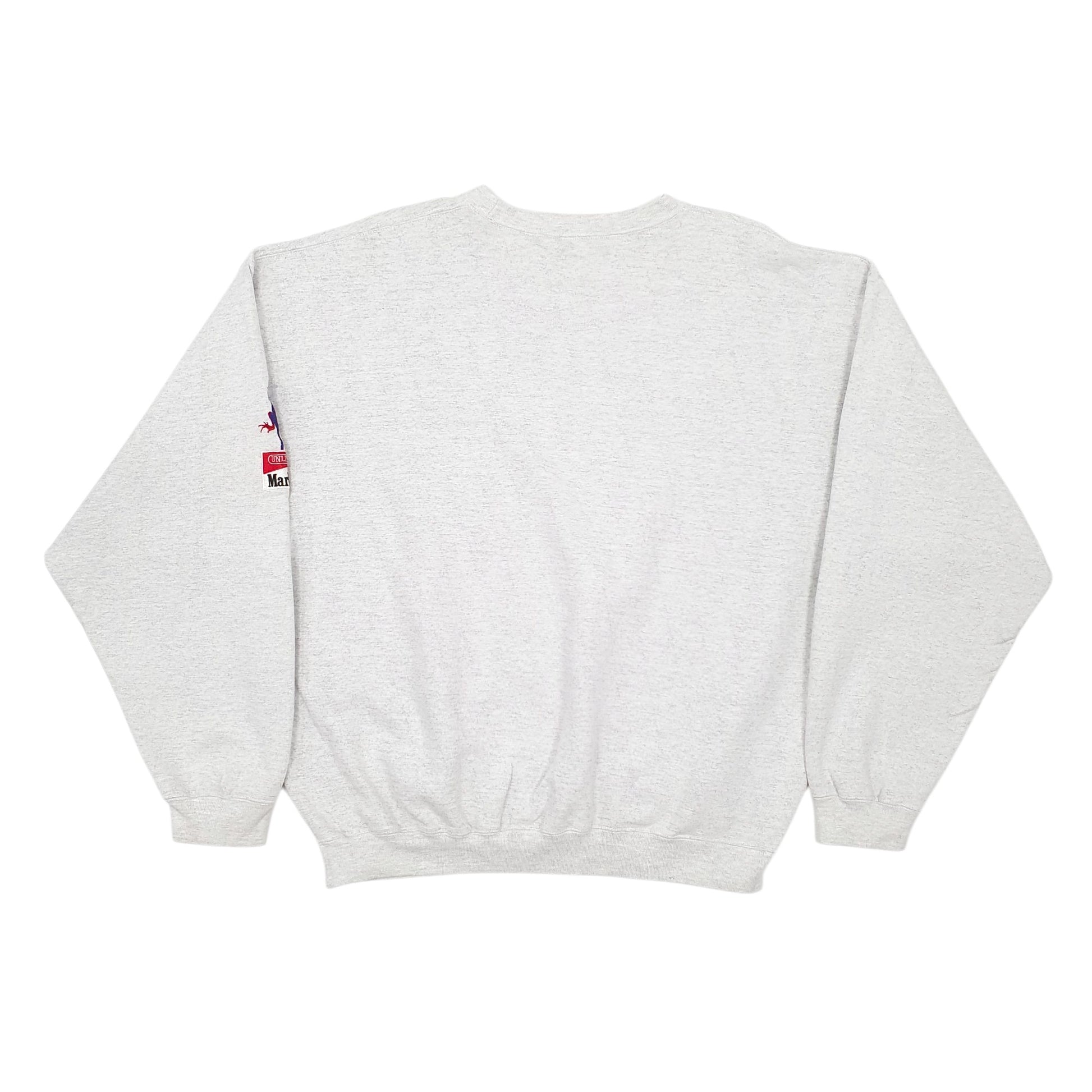 Mens Grey Marlboro Vintage Crewneck Jumper