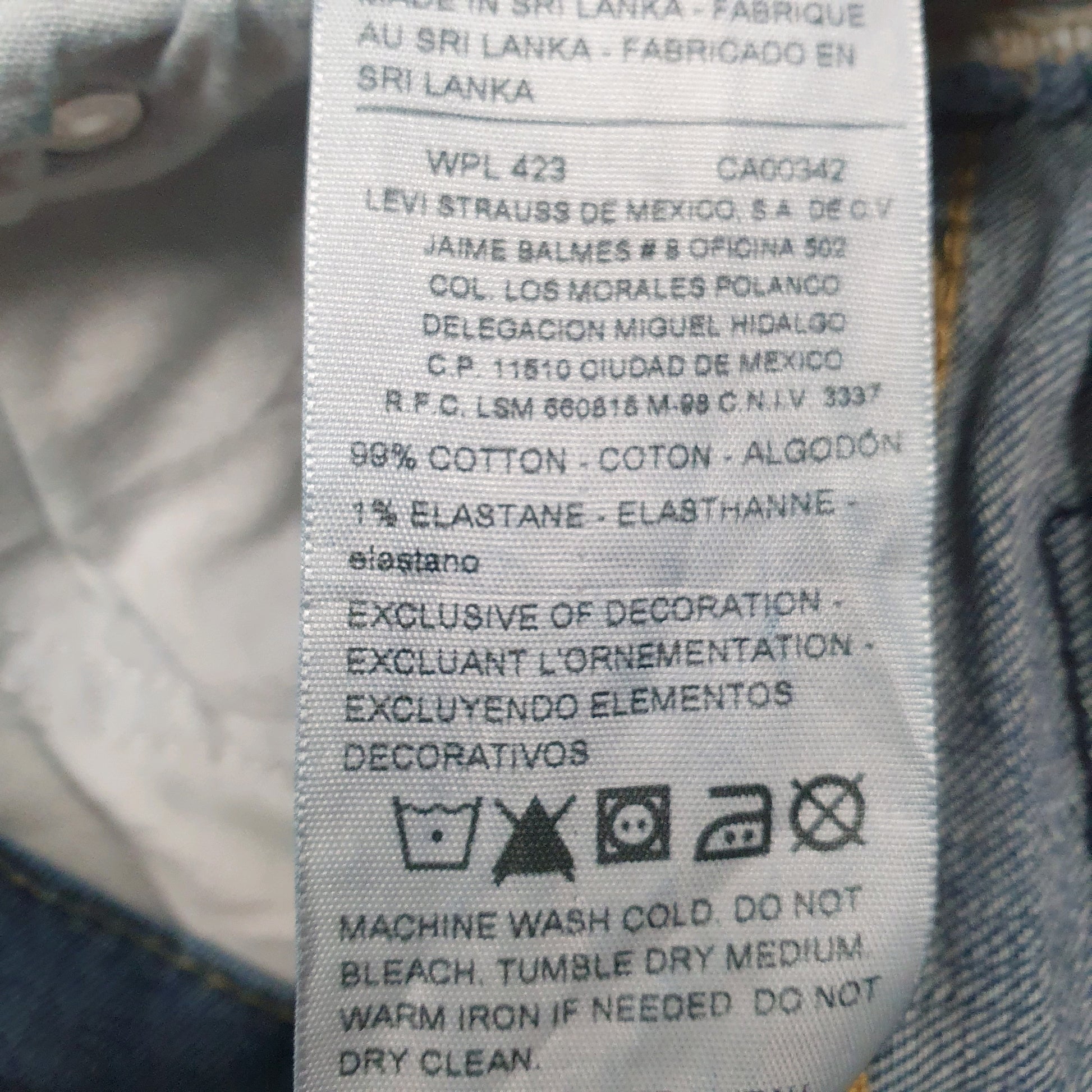 Mens Blue Levis   Jeans