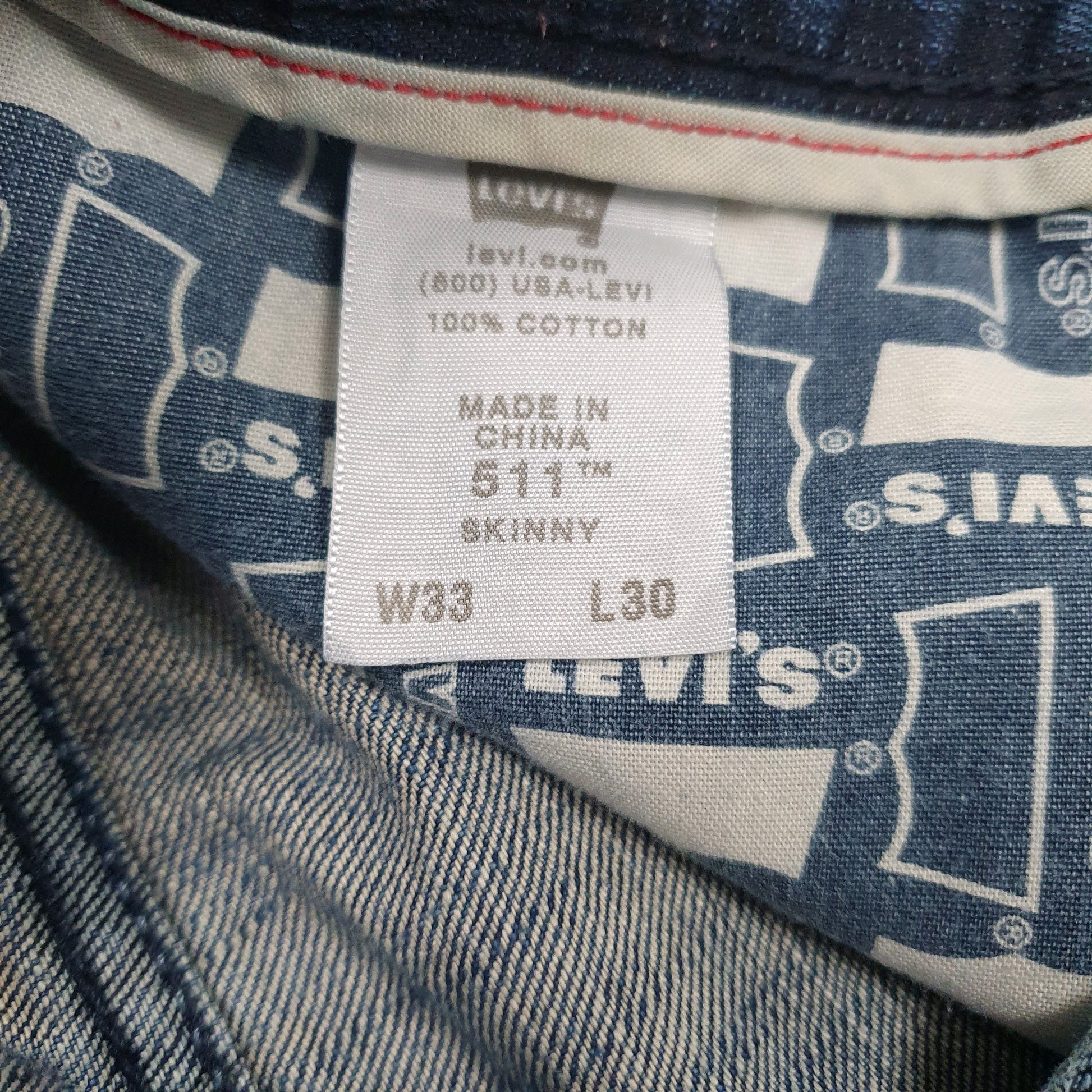 Mens Blue Levis Skinny  Jeans