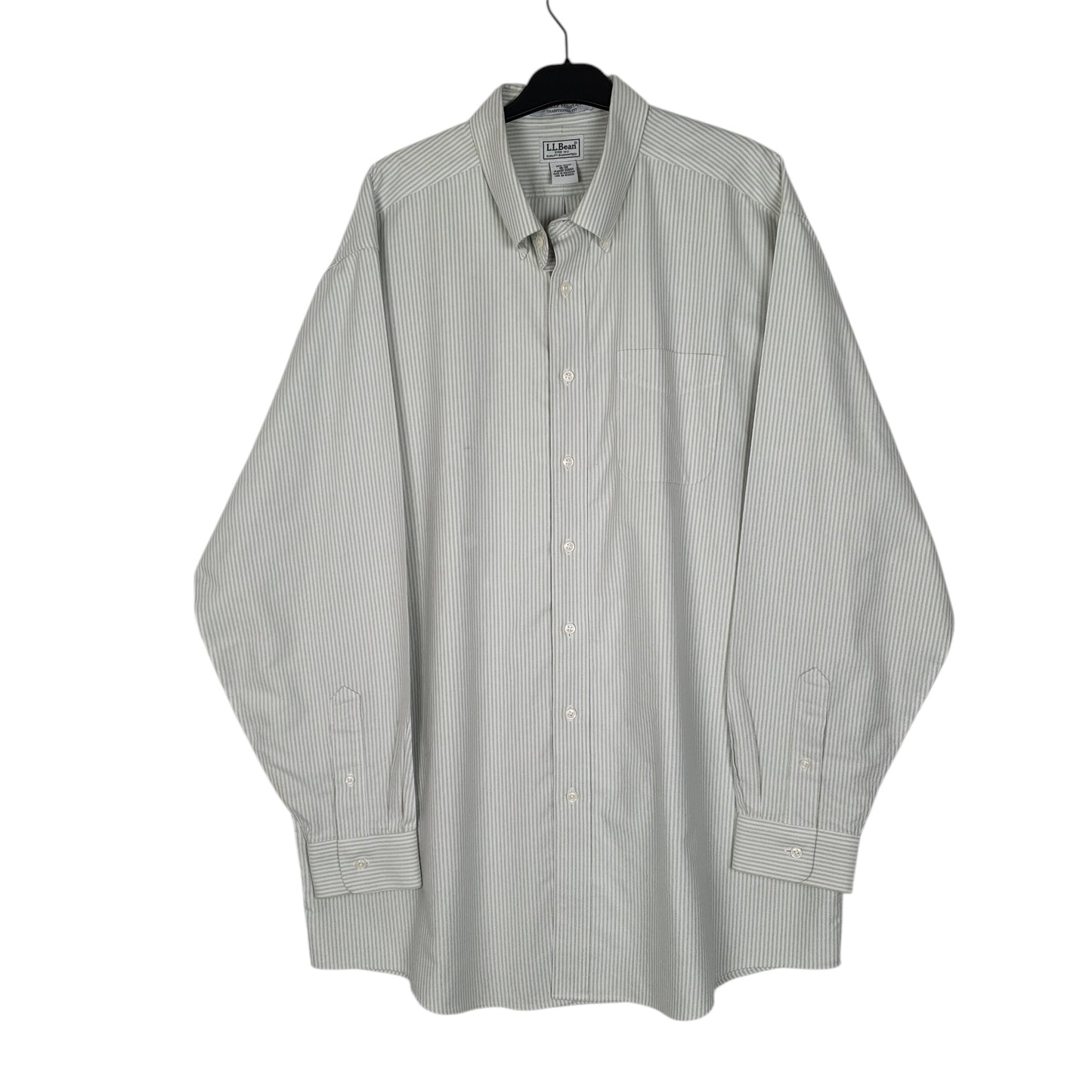 Mens Green L.L.Bean  Long Sleeve Shirt