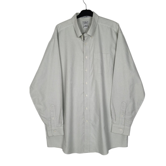 Mens Green L.L.Bean  Long Sleeve Shirt