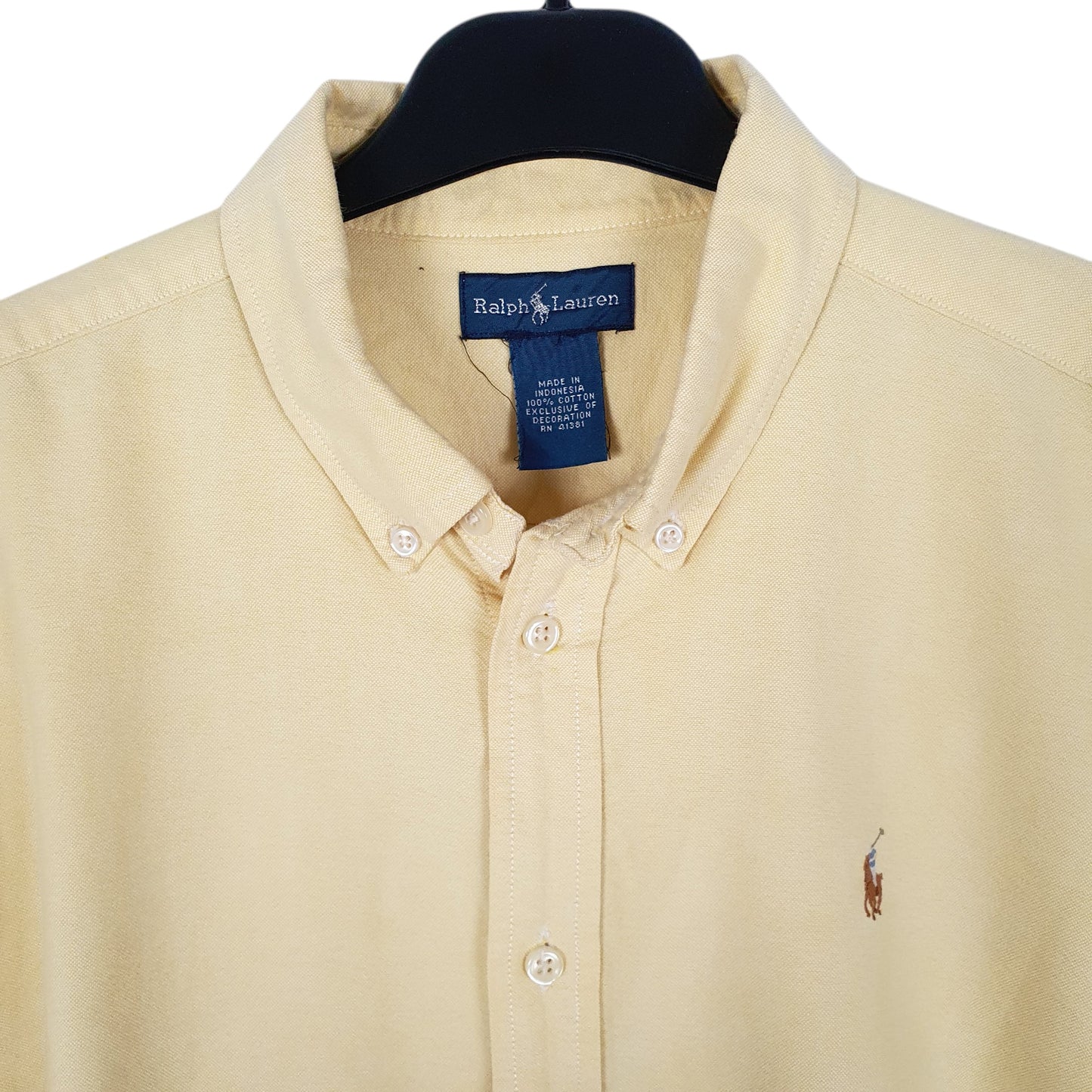 Mens Yellow Ralph Lauren   Shirt