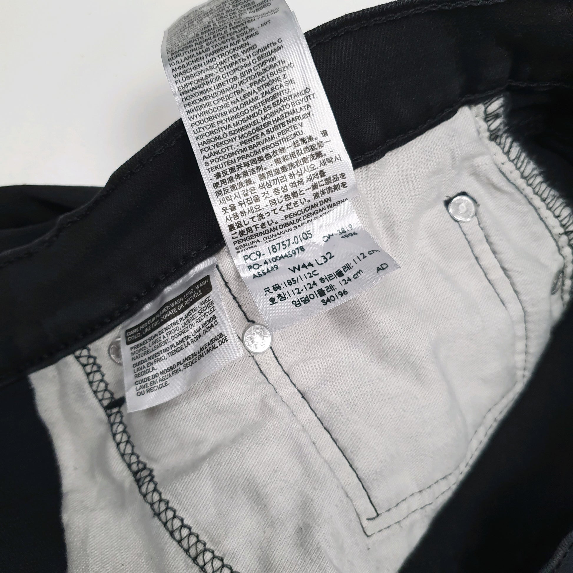 Mens Black Levis   Jeans