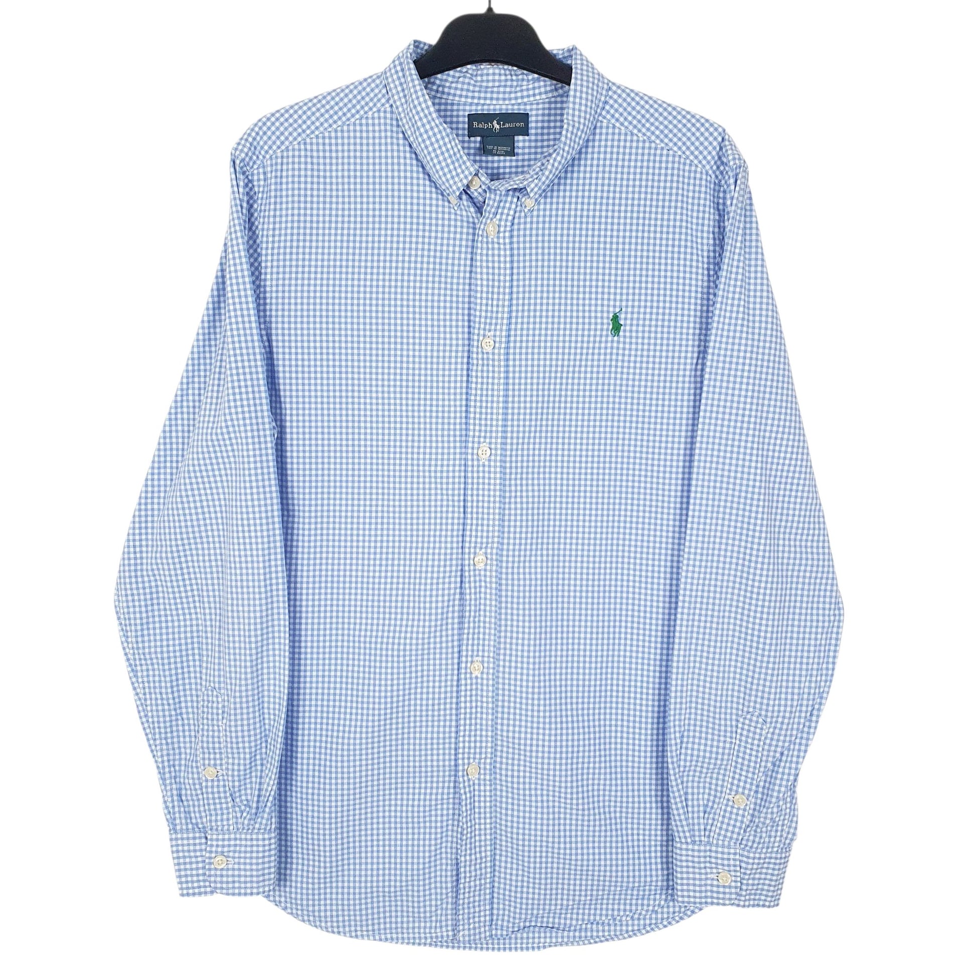 Mens Blue Ralph Lauren  Long Sleeve Shirt