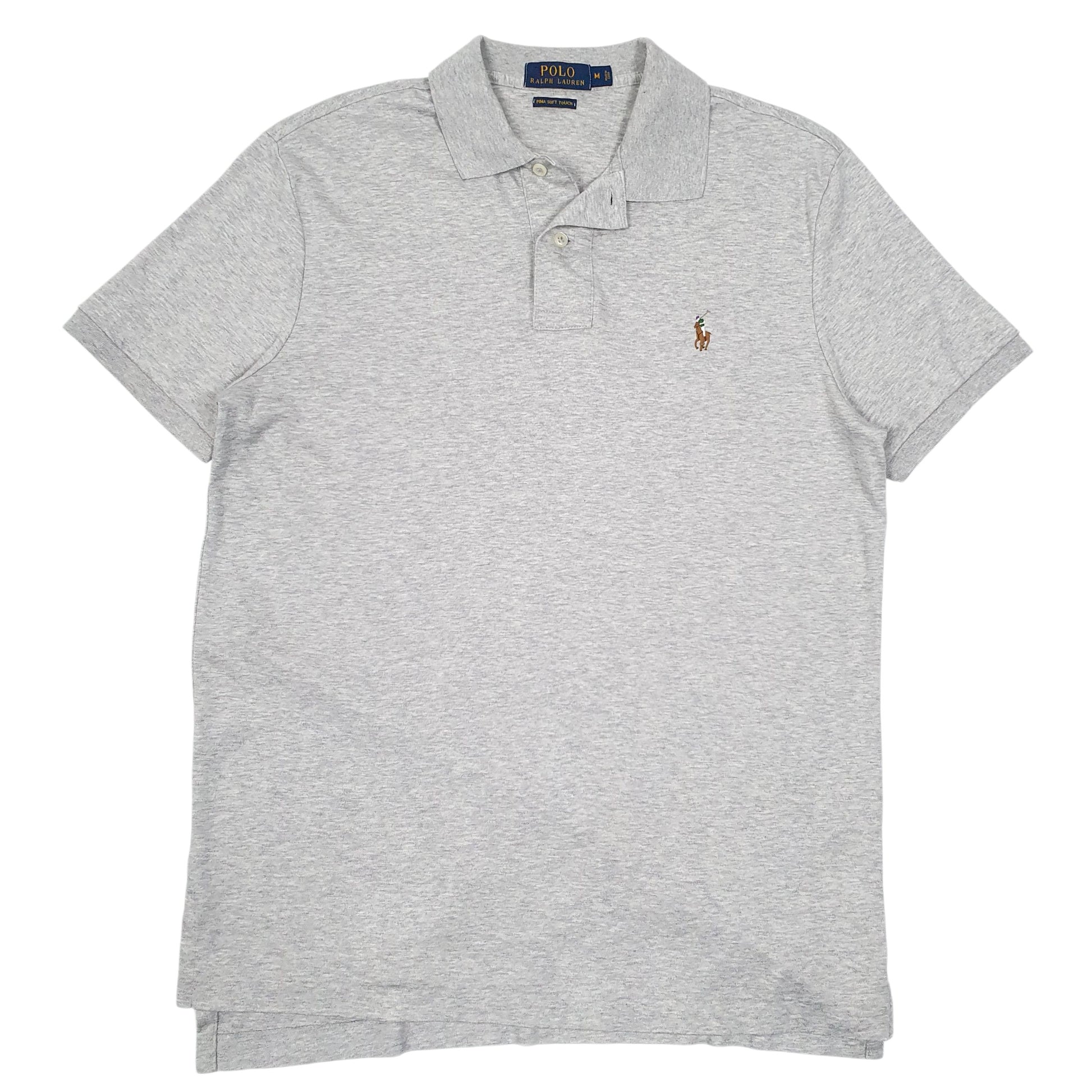 Mens Grey Polo Ralph Lauren  Short Sleeve Polo Shirt