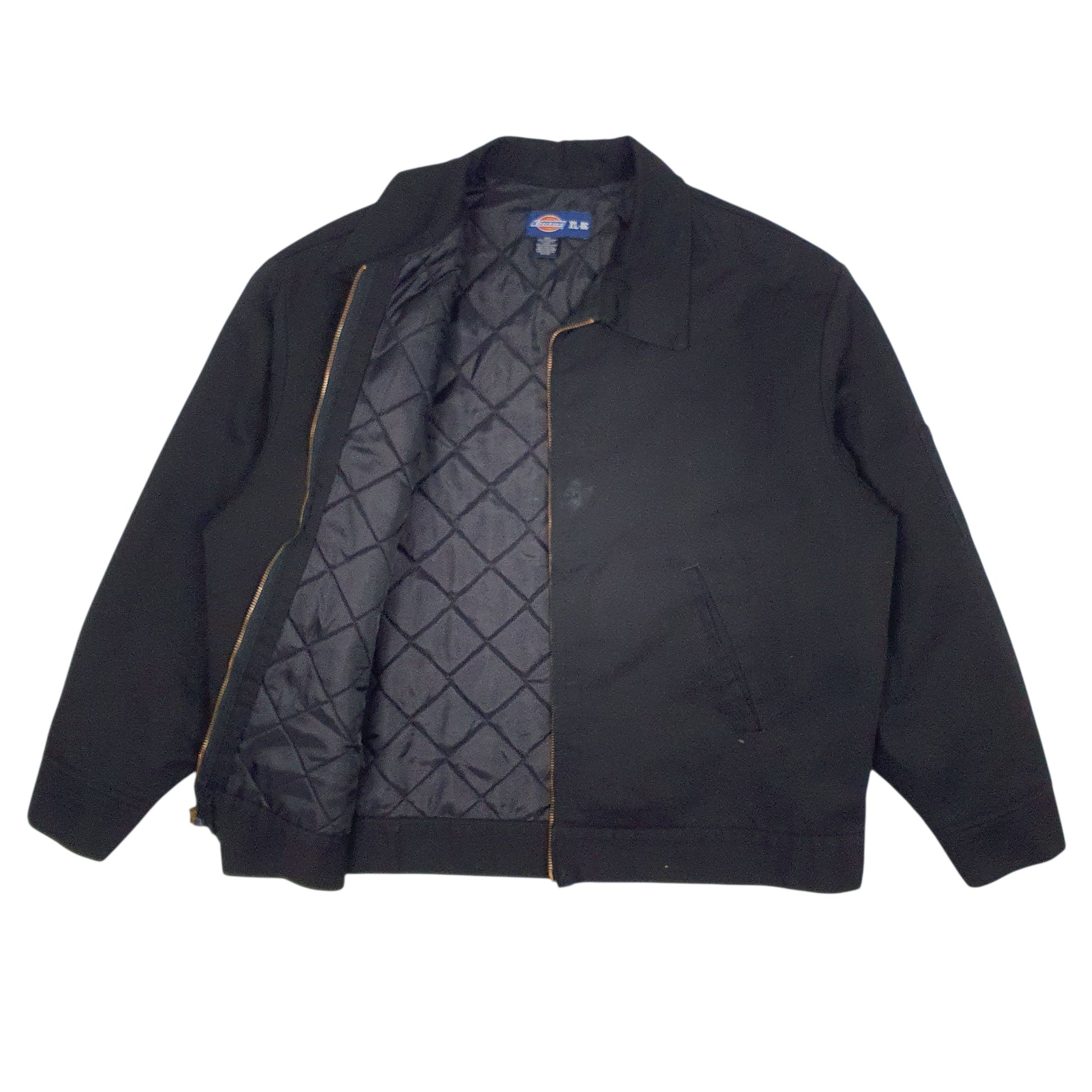 Mens Black Dickies   Coat