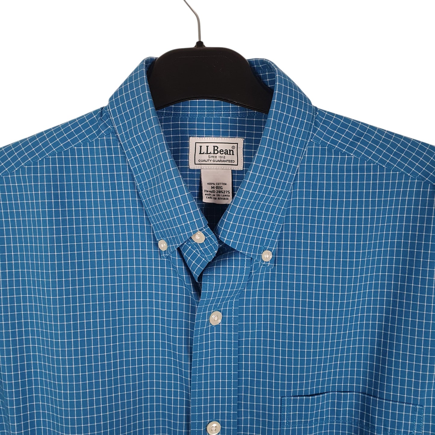 Mens Blue L.L.Bean   Shirt