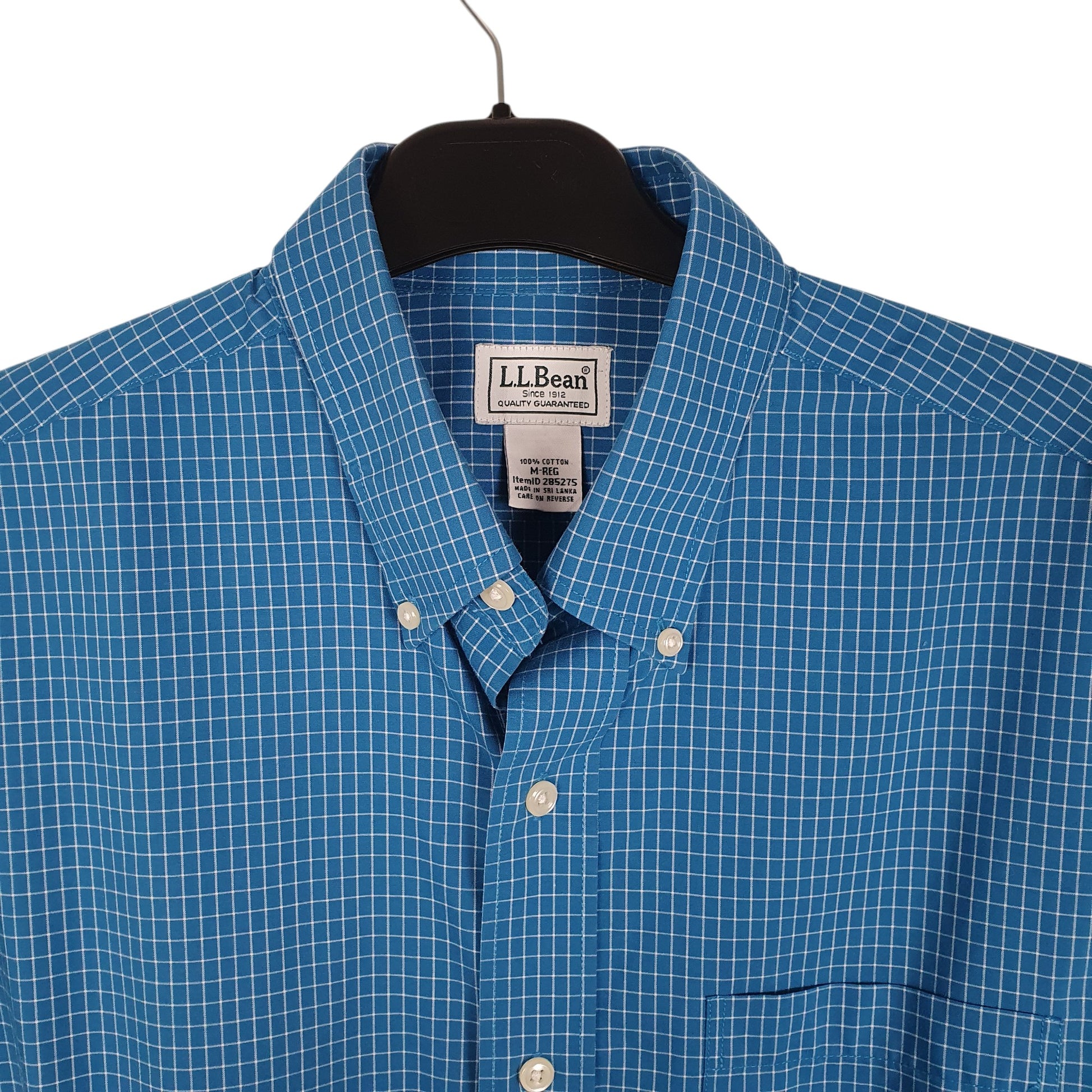 Mens Blue L.L.Bean   Shirt