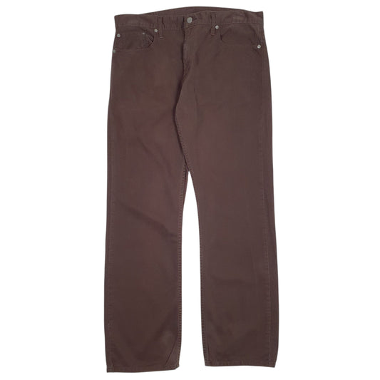 Mens Brown Levis 514 Chino Trousers