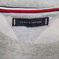 Mens Grey Tommy Hilfiger  Crewneck Jumper