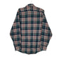 Mens Green L.L.Bean Scotch Plaid Flannel Vintage 90s  Shirt