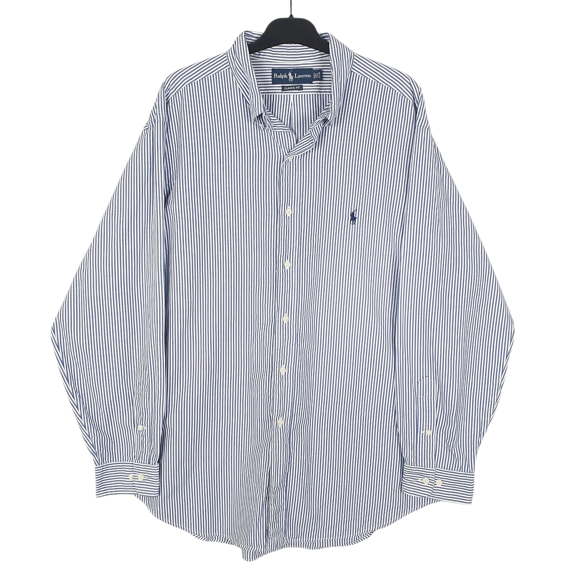 Mens Blue Ralph Lauren  Long Sleeve Shirt