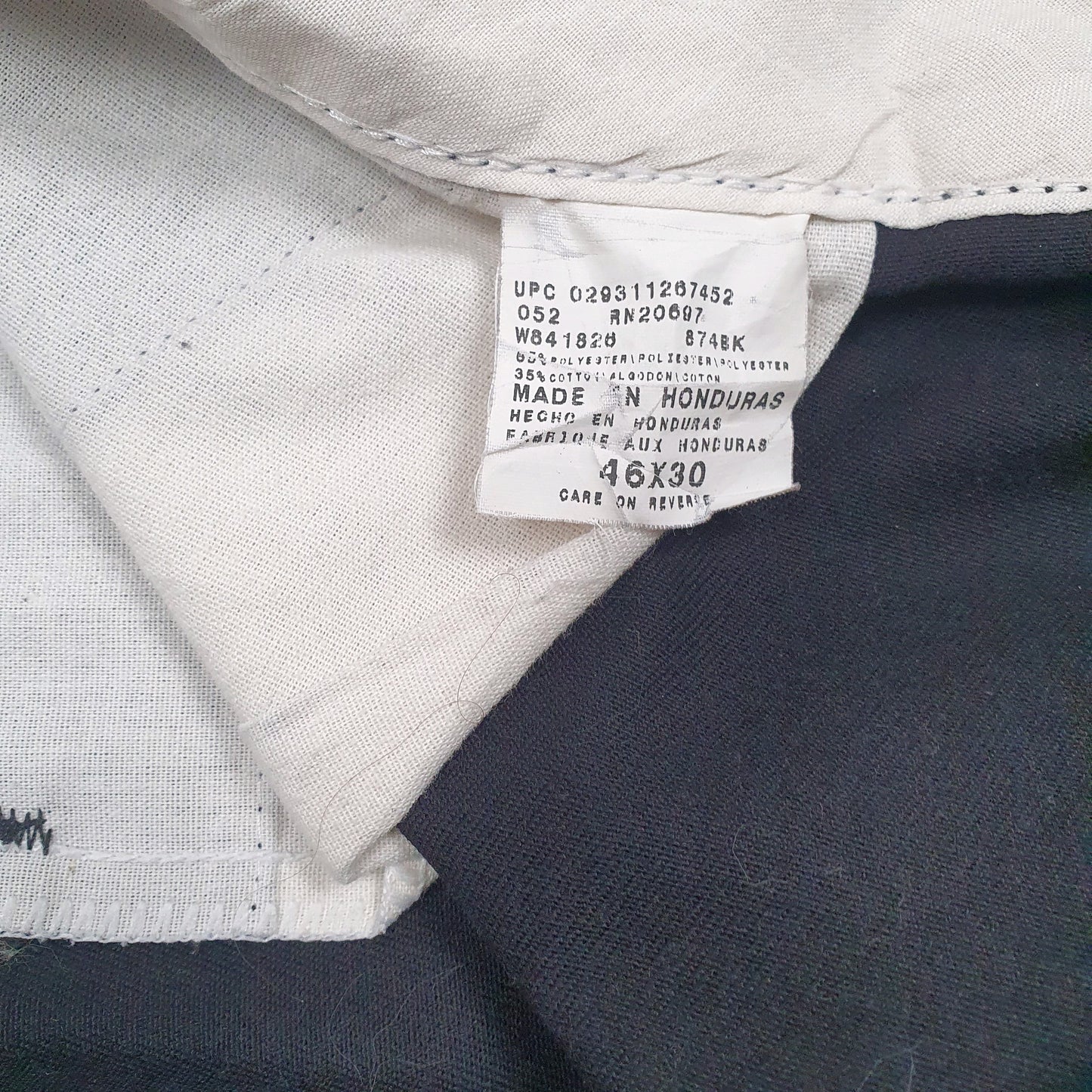 Mens Black Dickies   Trousers