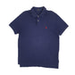 Mens Navy Polo Ralph Lauren Custom Fit Short Sleeve Polo Shirt