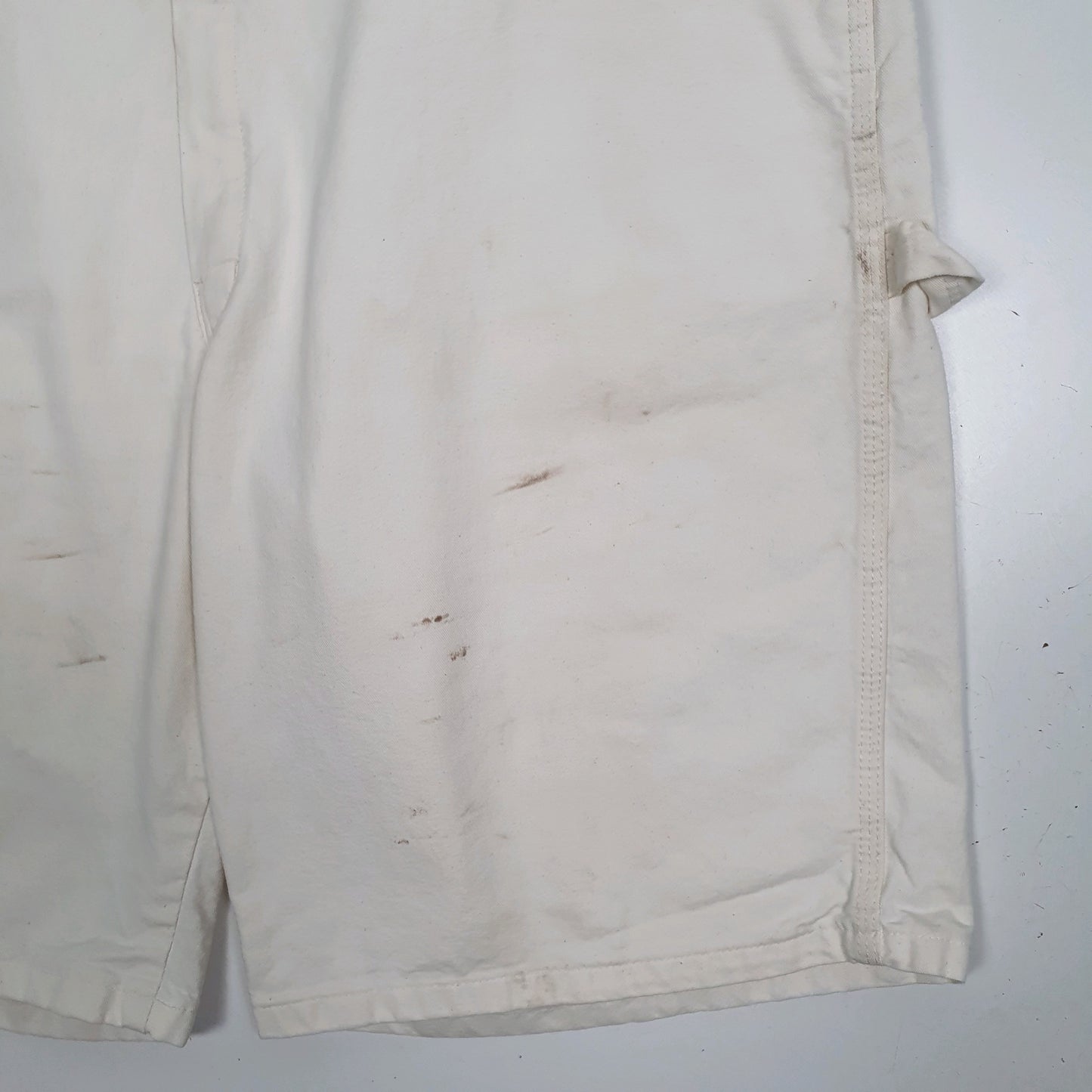 Mens Cream Dickies  Full Zip Shorts