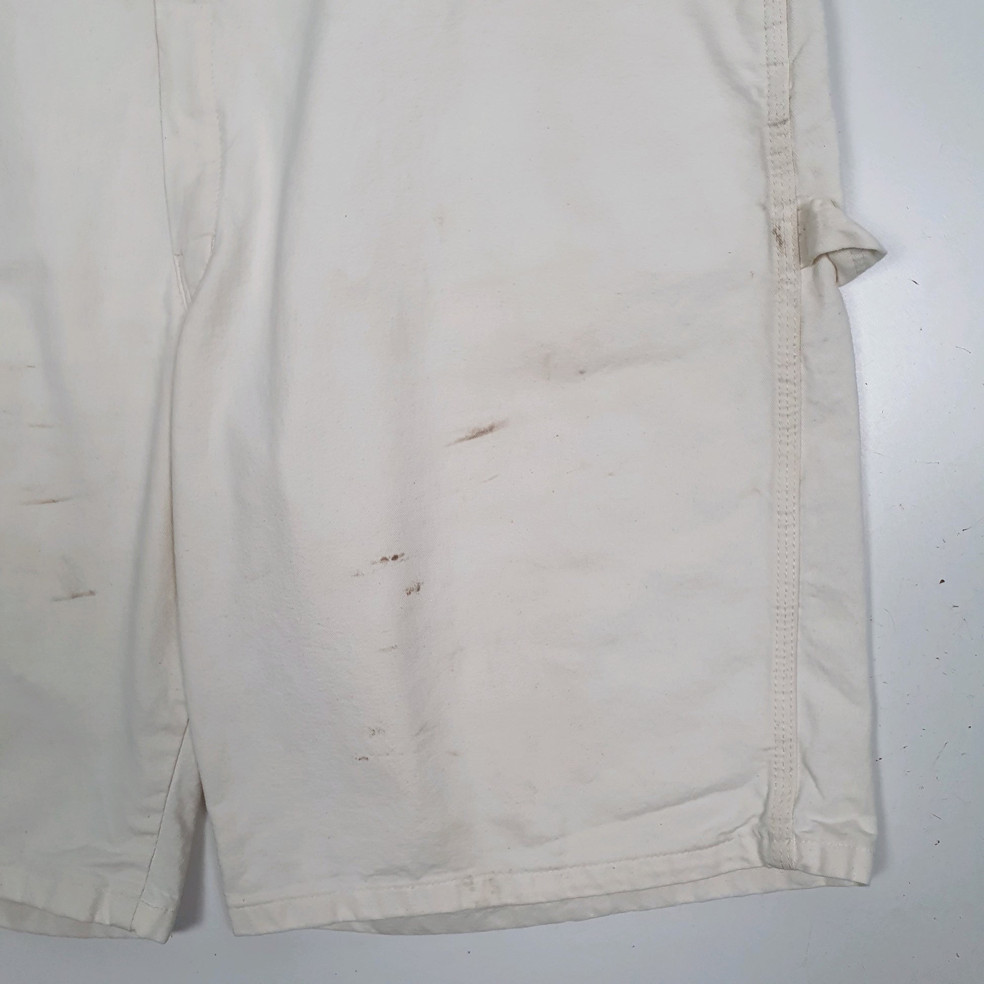 Mens Cream Dickies  Full Zip Shorts