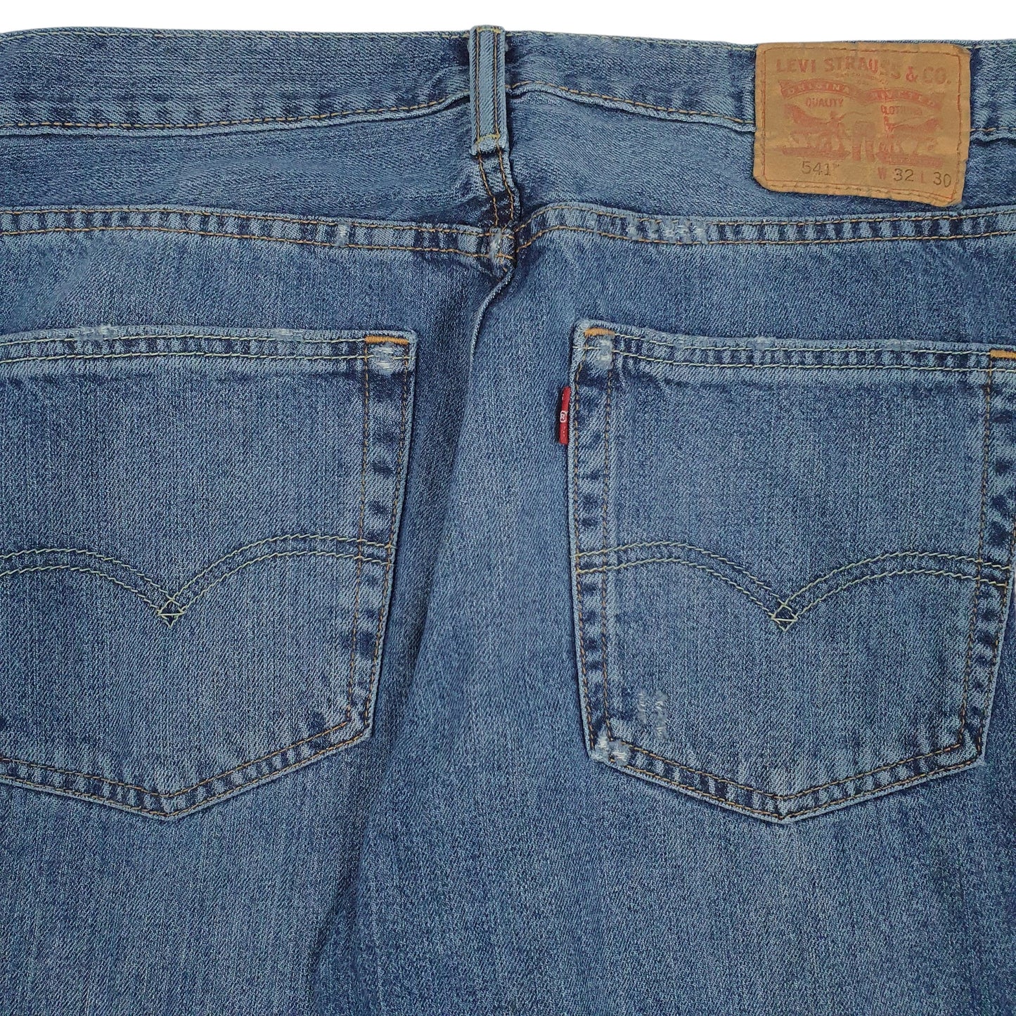 Mens Blue Levis Distressed  Jeans