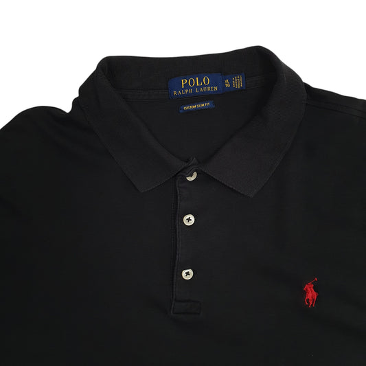 Mens Black Polo Ralph Lauren  Crewneck Polo Shirt