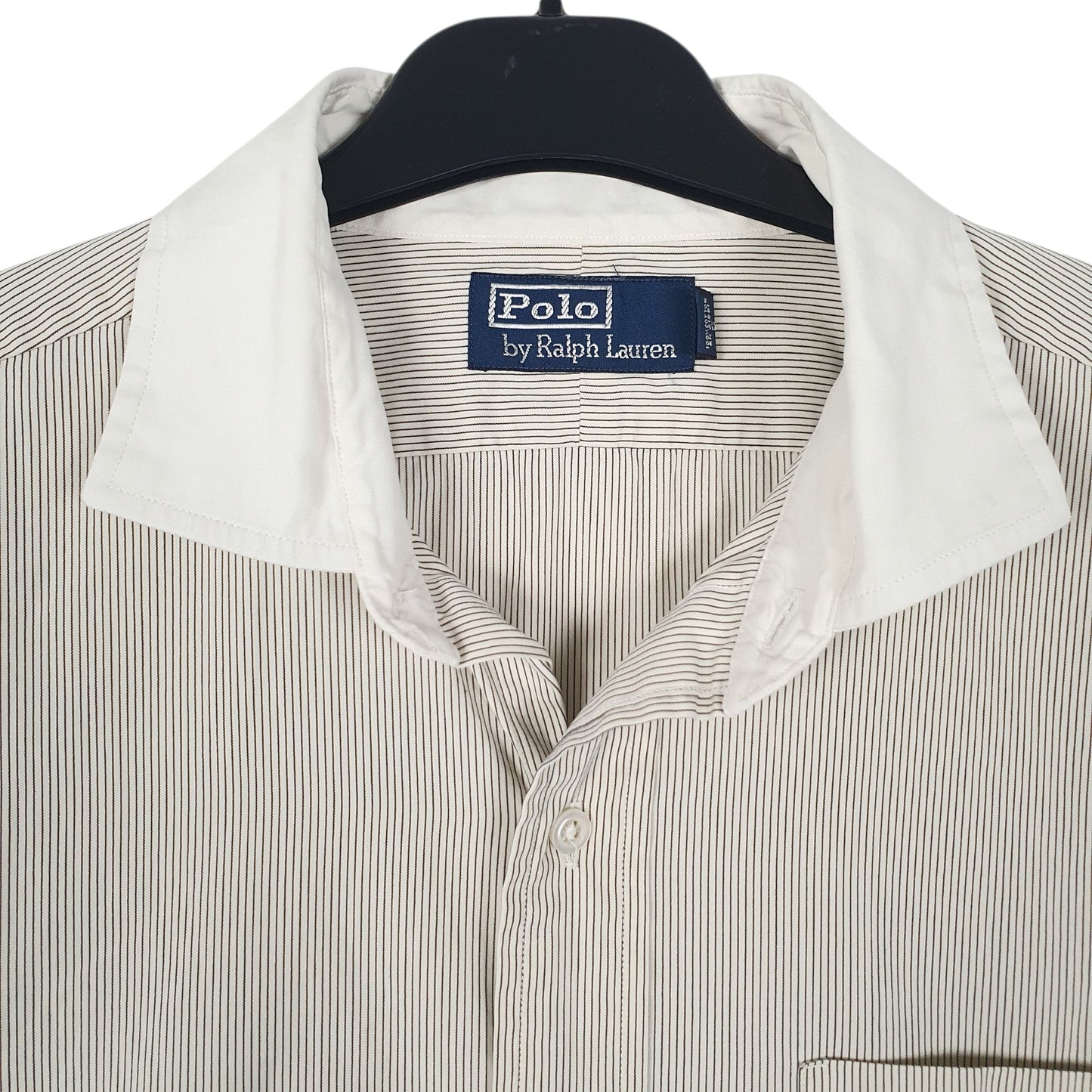 Mens Cream Polo Ralph Lauren   Shirt
