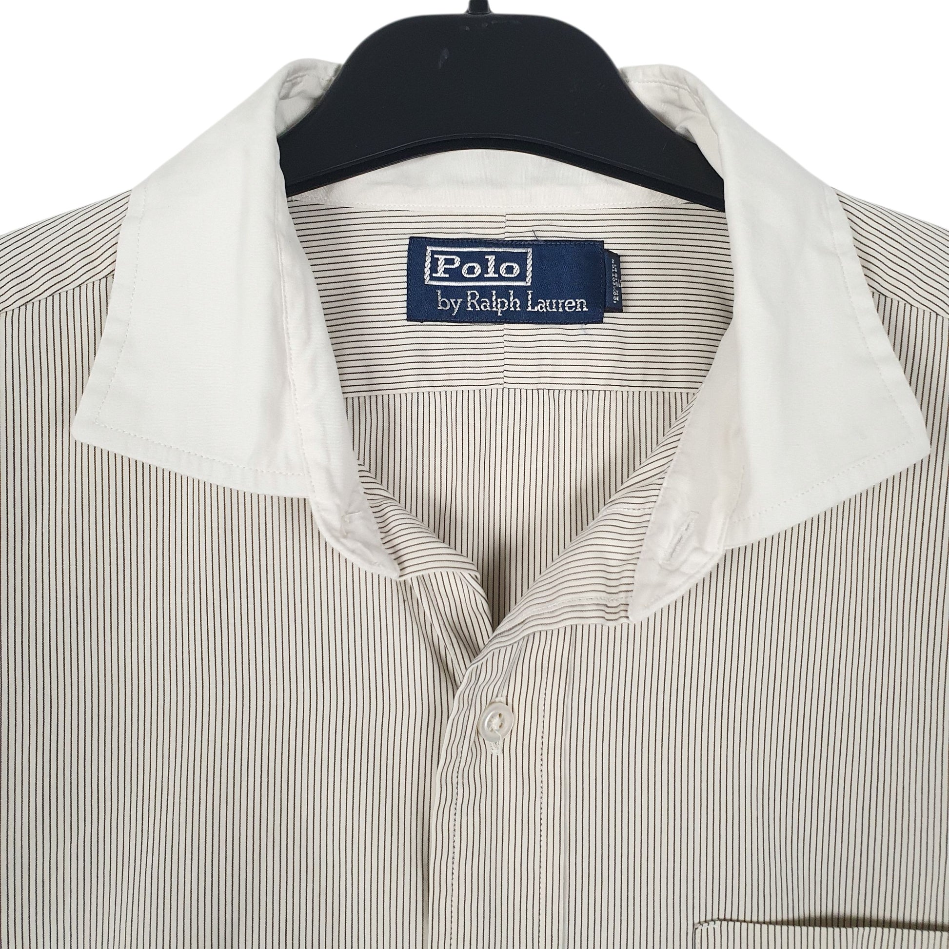 Mens Cream Polo Ralph Lauren   Shirt