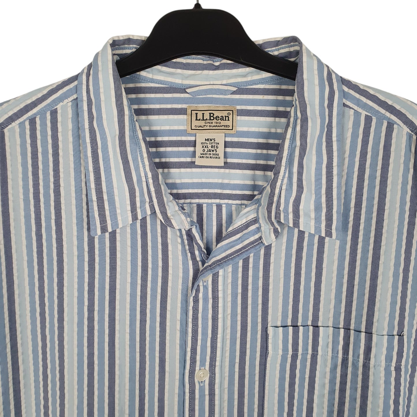 Mens Blue L.L.Bean   Shirt