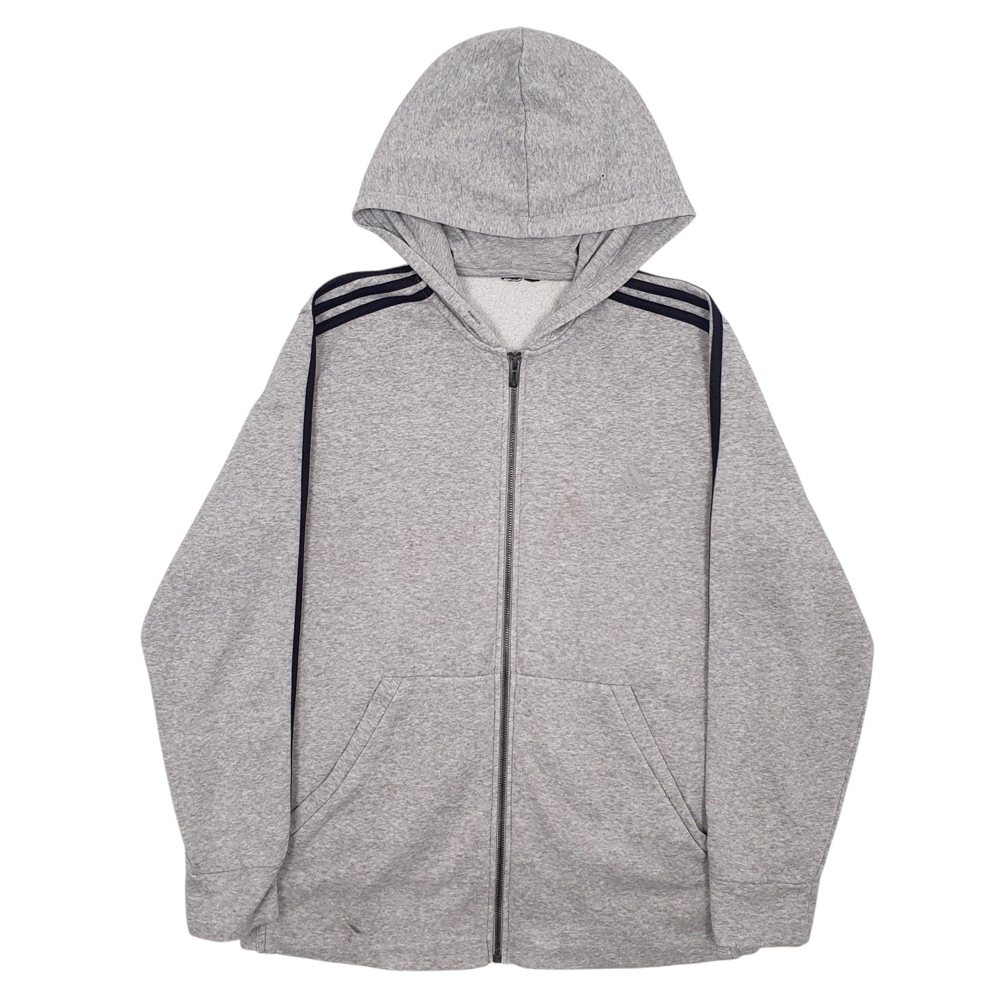 Mens Grey Adidas  Full Zip Jumper