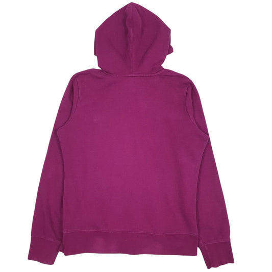 Womens Purple The North Face Spellout Hoodie Jumper