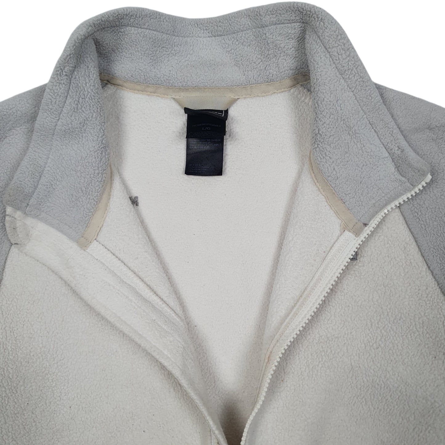 Womens White The North Face  Full Zip Jumper