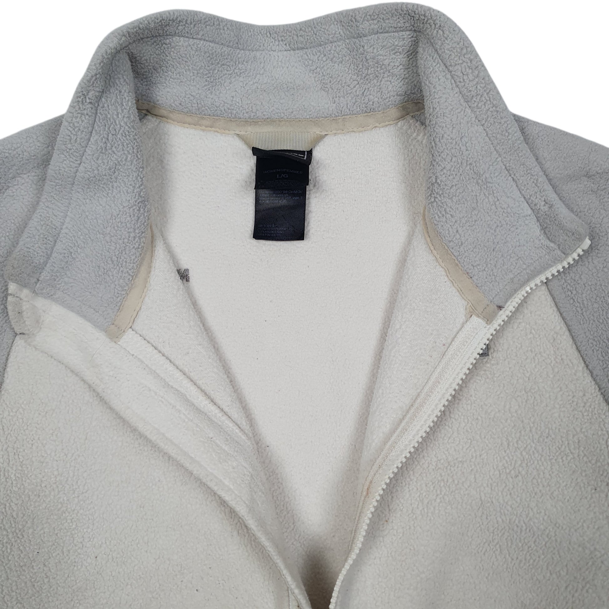 Womens White The North Face  Full Zip Jumper