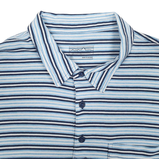 Mens Blue Patagonia   Polo Shirt