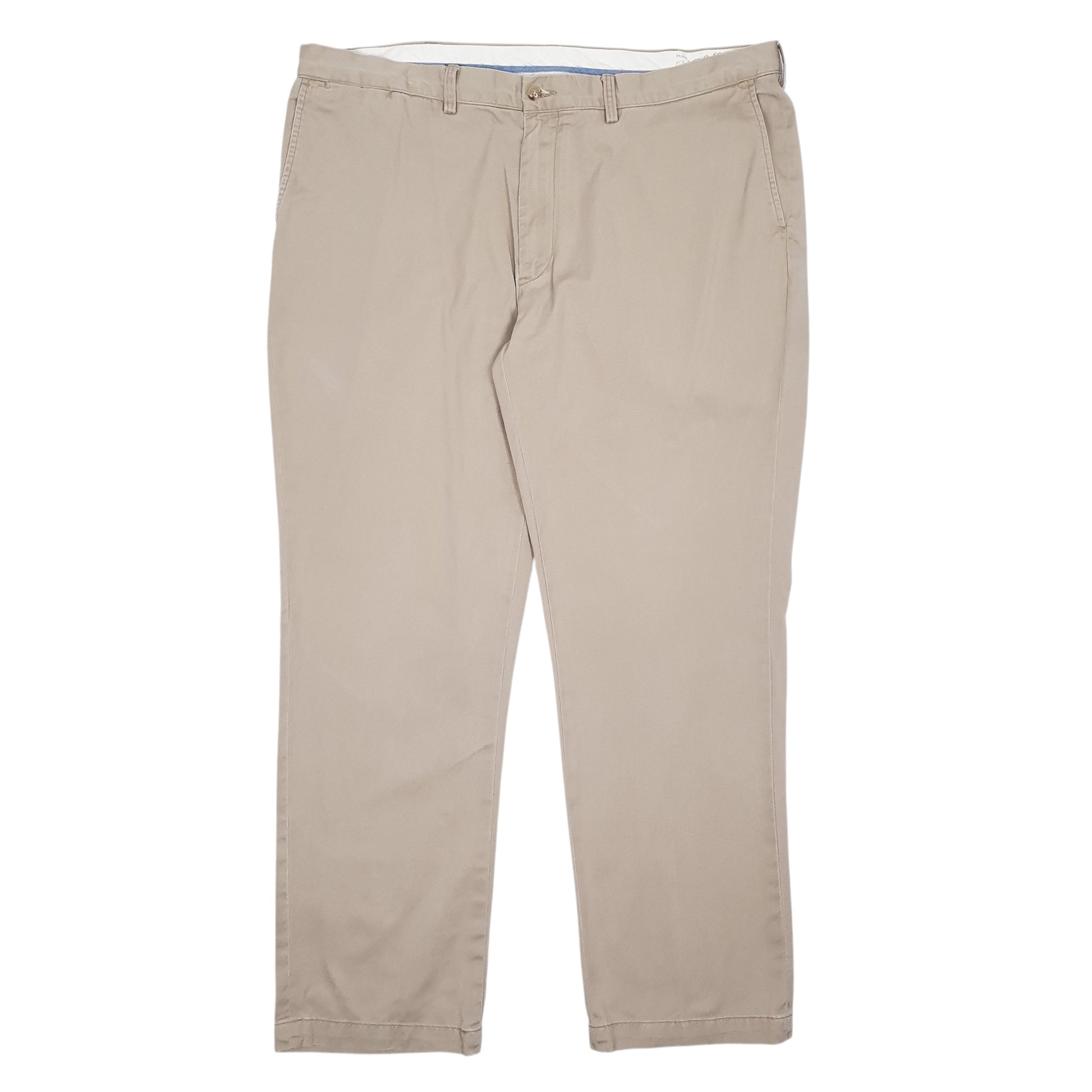 Mens Beige Polo Ralph Lauren Classic Fit Chino Trousers