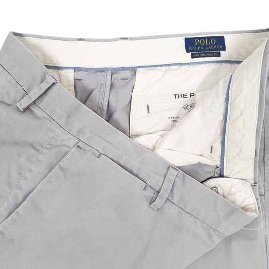 Mens Grey Polo Ralph Lauren Classic Fit  Trousers