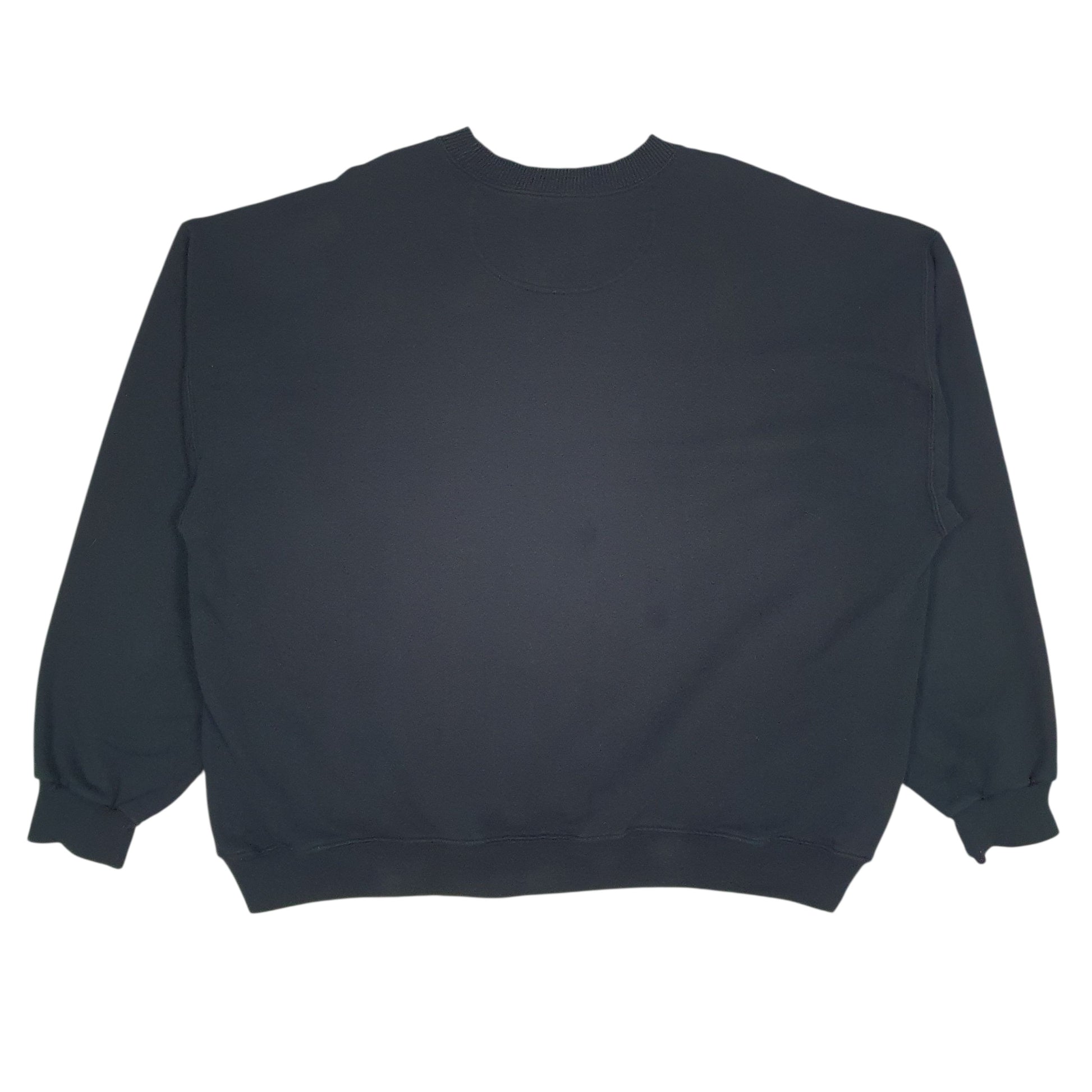 Mens Black Starter Heavyweight Crewneck Jumper