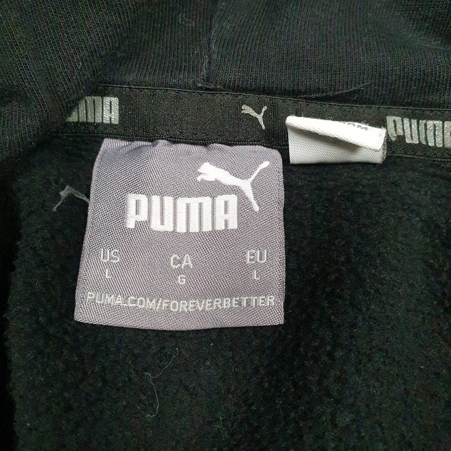 Mens Black Puma Camo Hoodie Jumper
