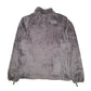 Womens Grey The North Face Fluffy Full Zip Jumper