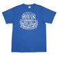 Mens Blue Port & Company  Short Sleeve T Shirt