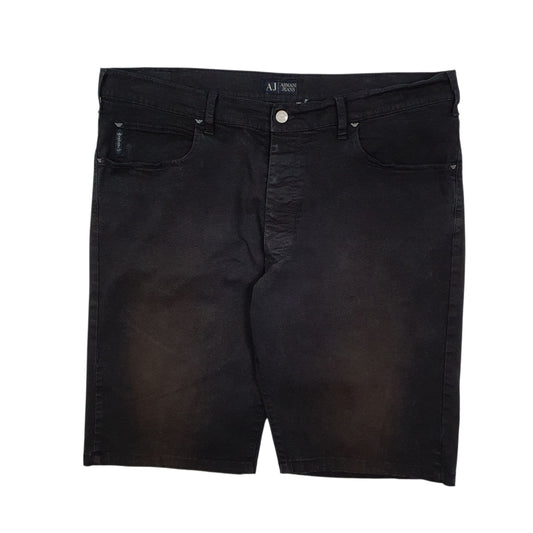 Mens Black Armani Jeans  Chino Shorts