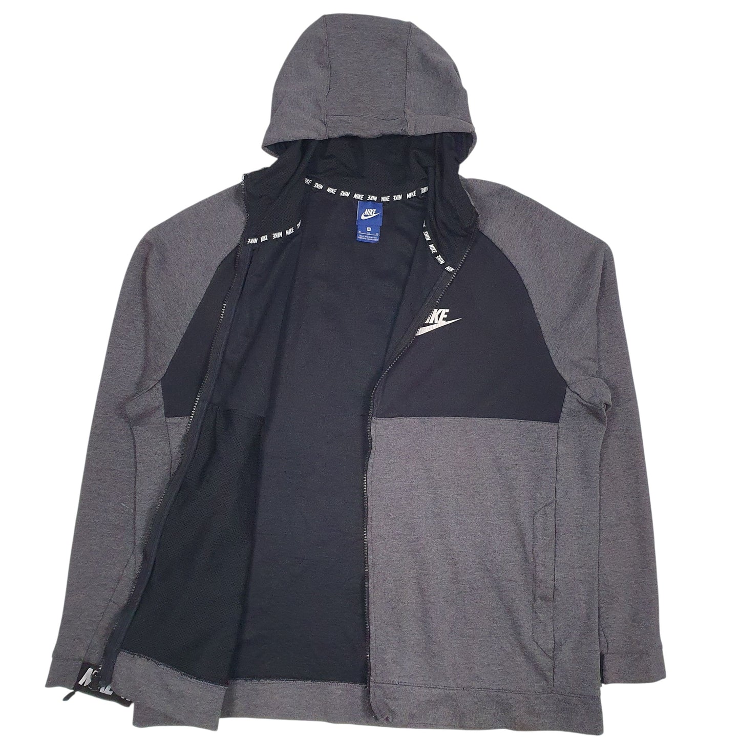 Mens Grey Nike  Full Zip Jumper