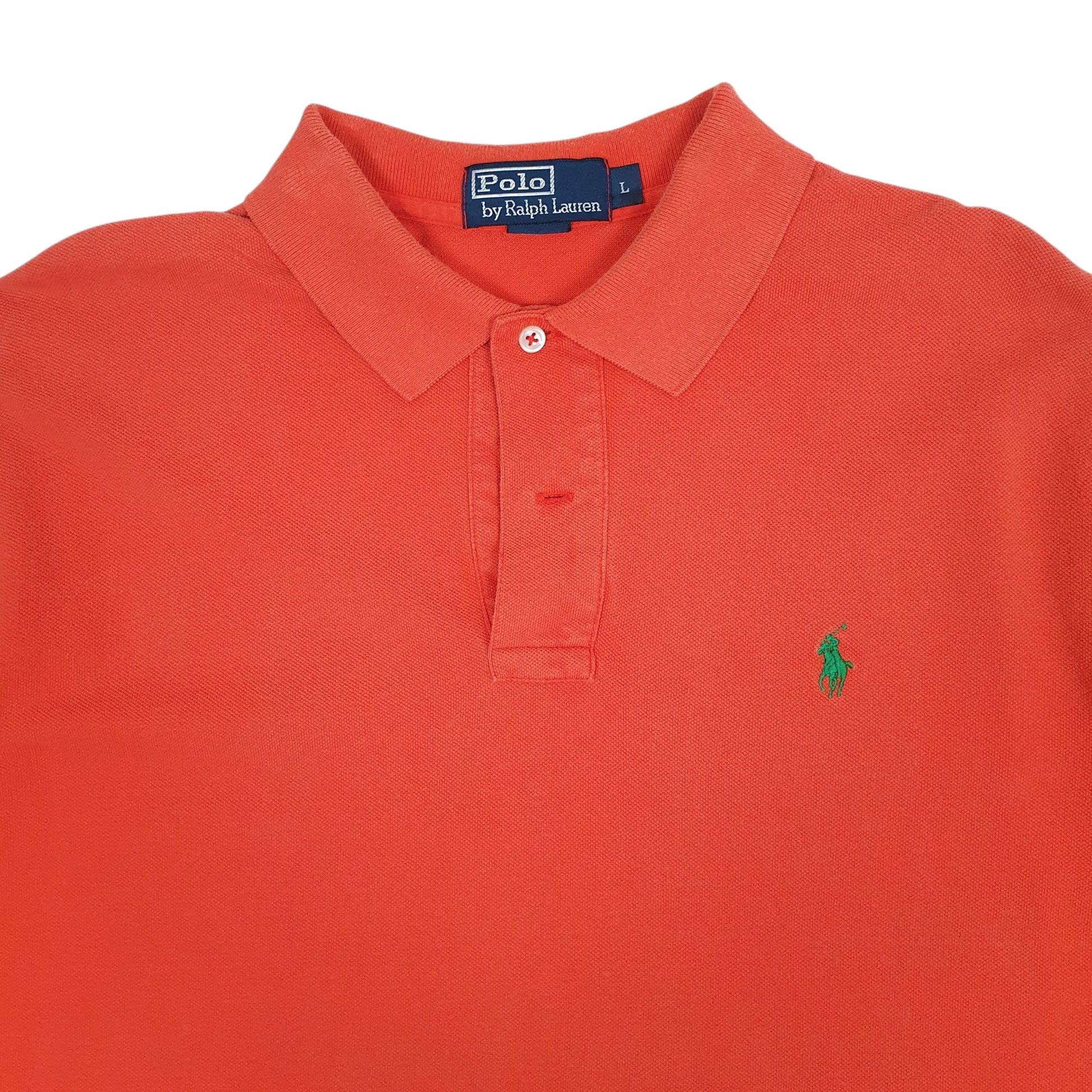 Mens Orange Polo Ralph Lauren   Polo Shirt