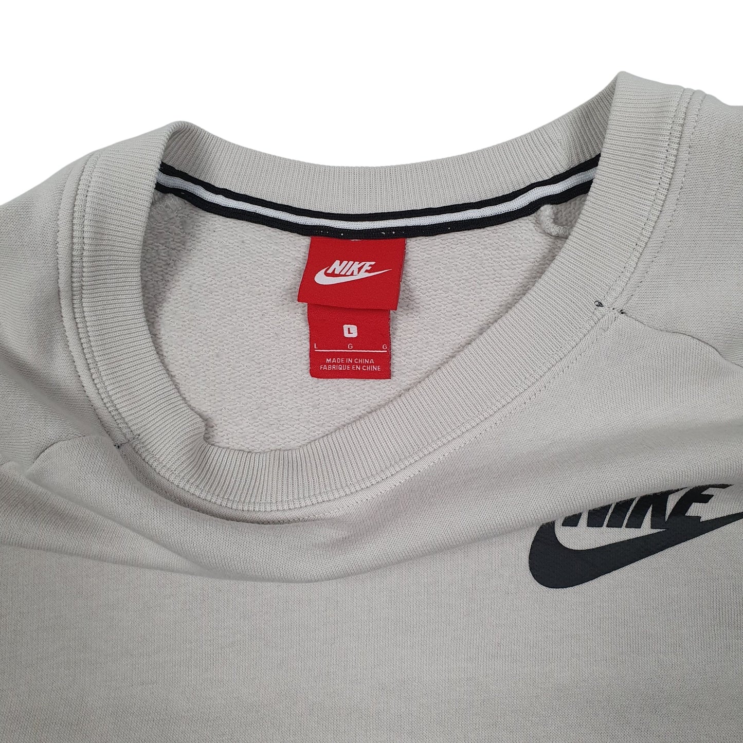 Mens Grey Nike  Crewneck Jumper