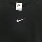Womens Black Nike Baggy Crewneck Jumper