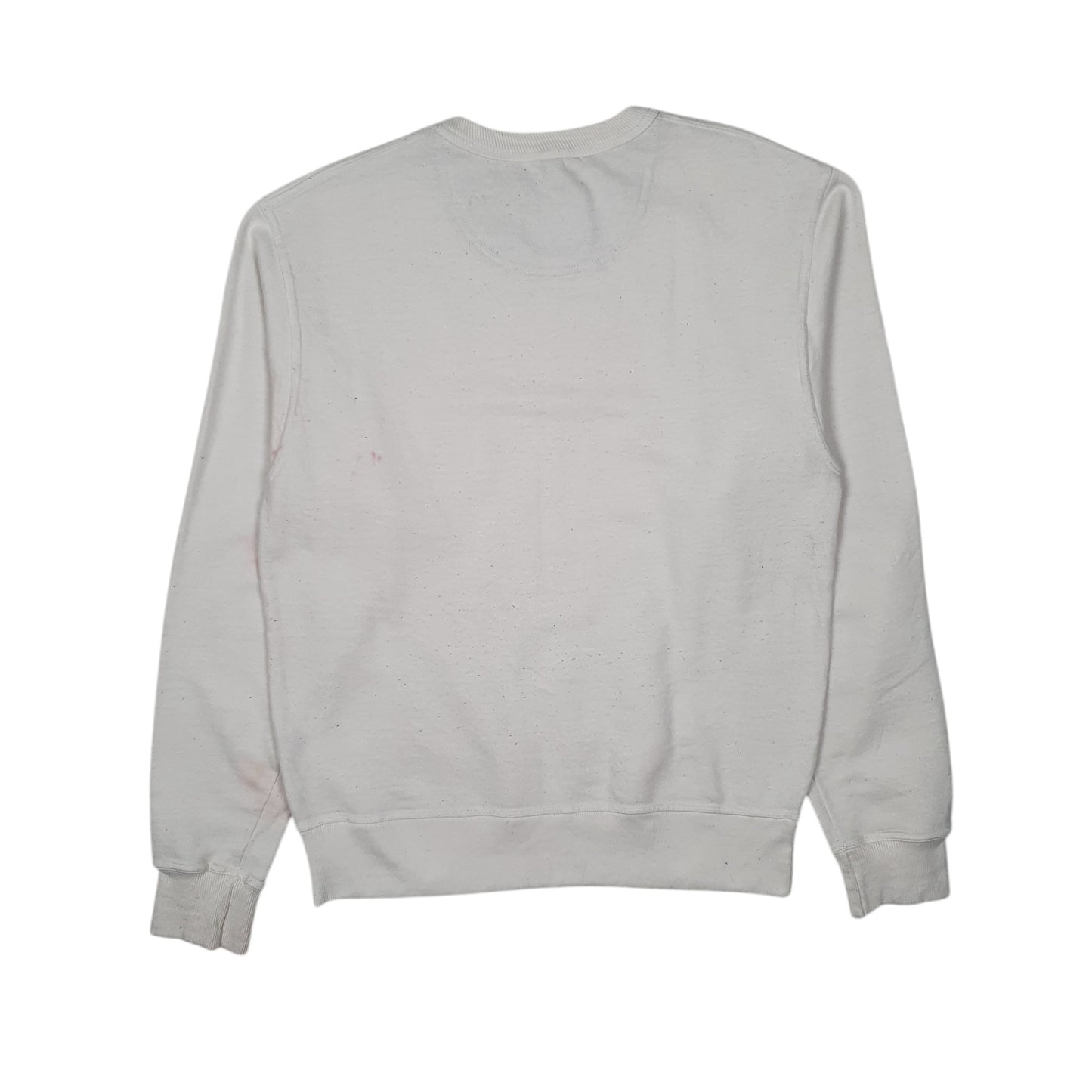 Mens White Champion  Crewneck Jumper