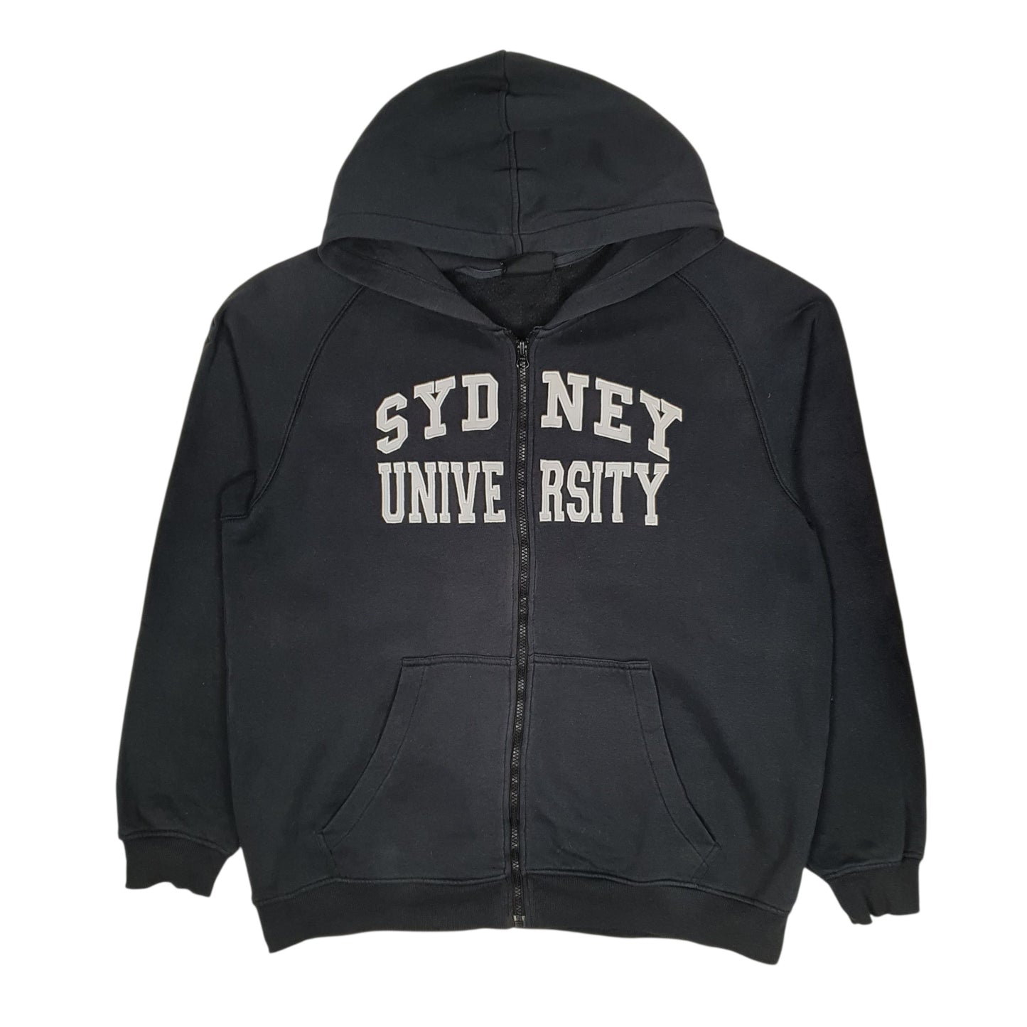 Mens Black Cantebury Sydney University Hoodie Full Zip Jumper