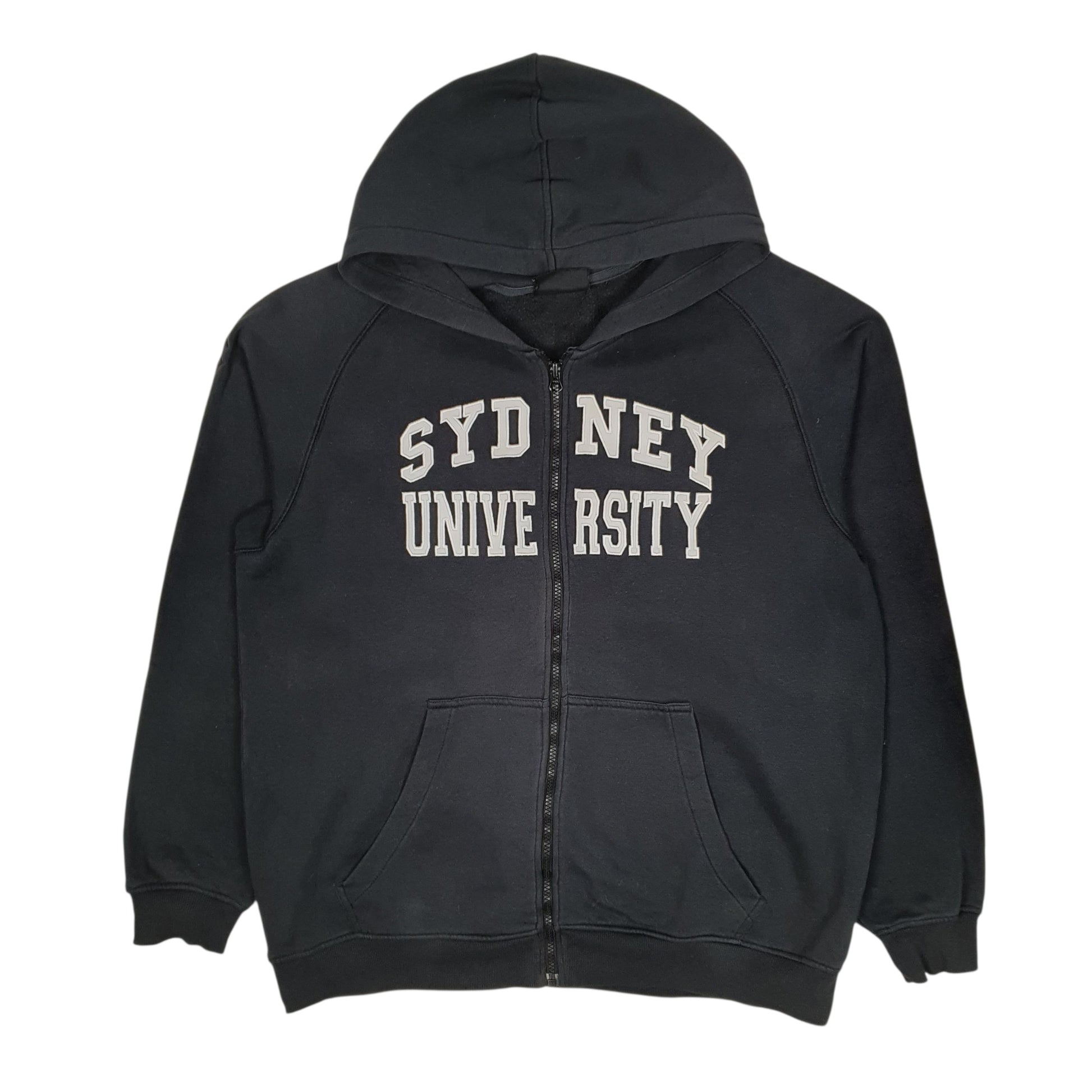 Mens Black Cantebury Sydney University Hoodie Full Zip Jumper