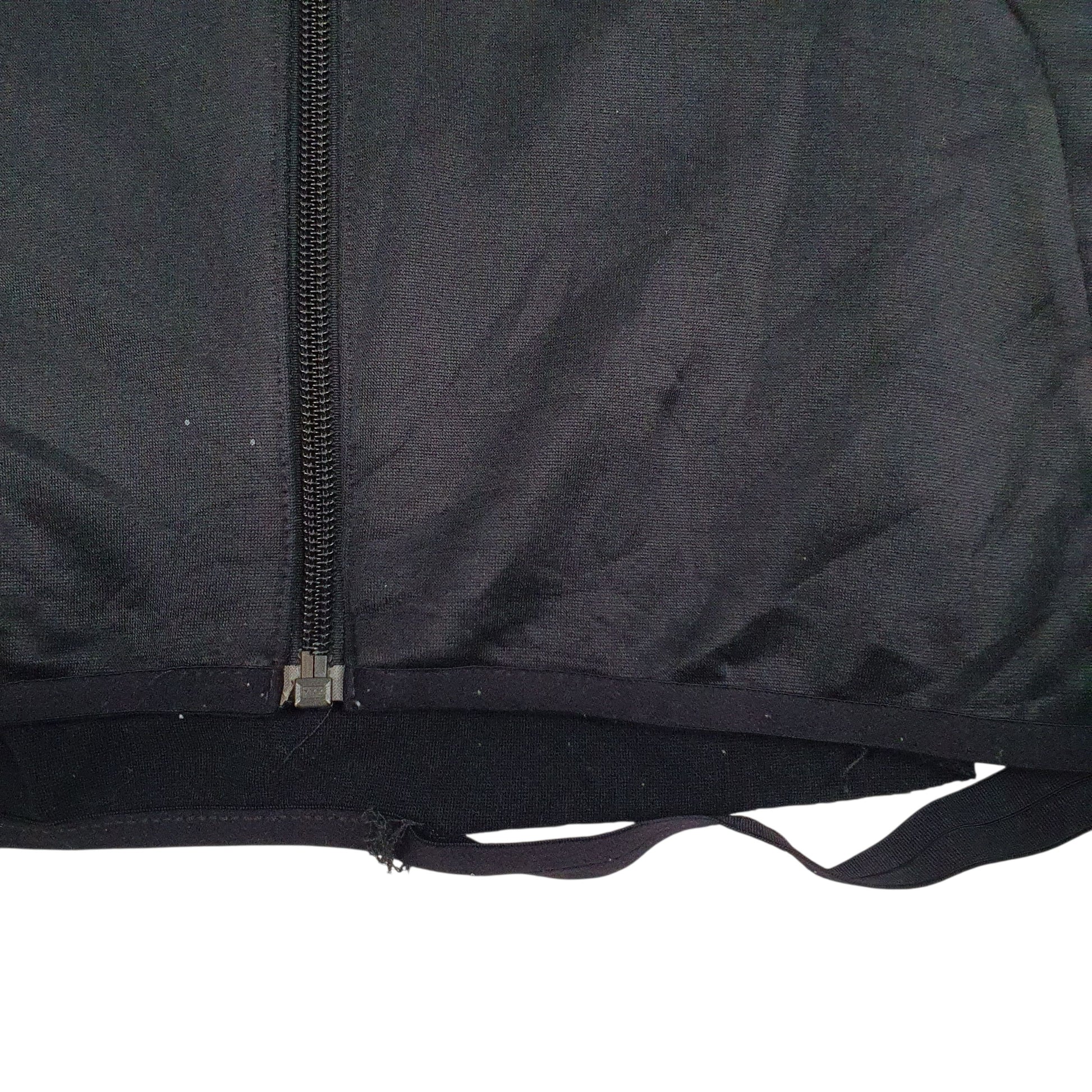 Mens Black Adidas  Full Zip Jumper