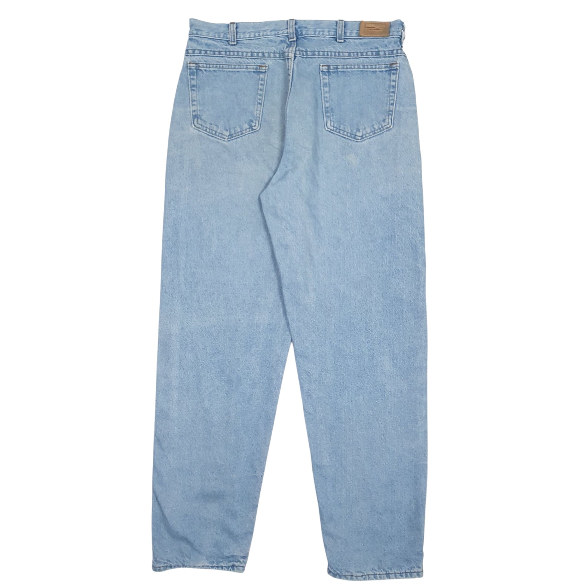 Mens Cream LL Bean Vintage 90s Blanket Lined  Jeans