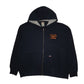 Mens Navy Dickies Hoodie Full Zip Jumper
