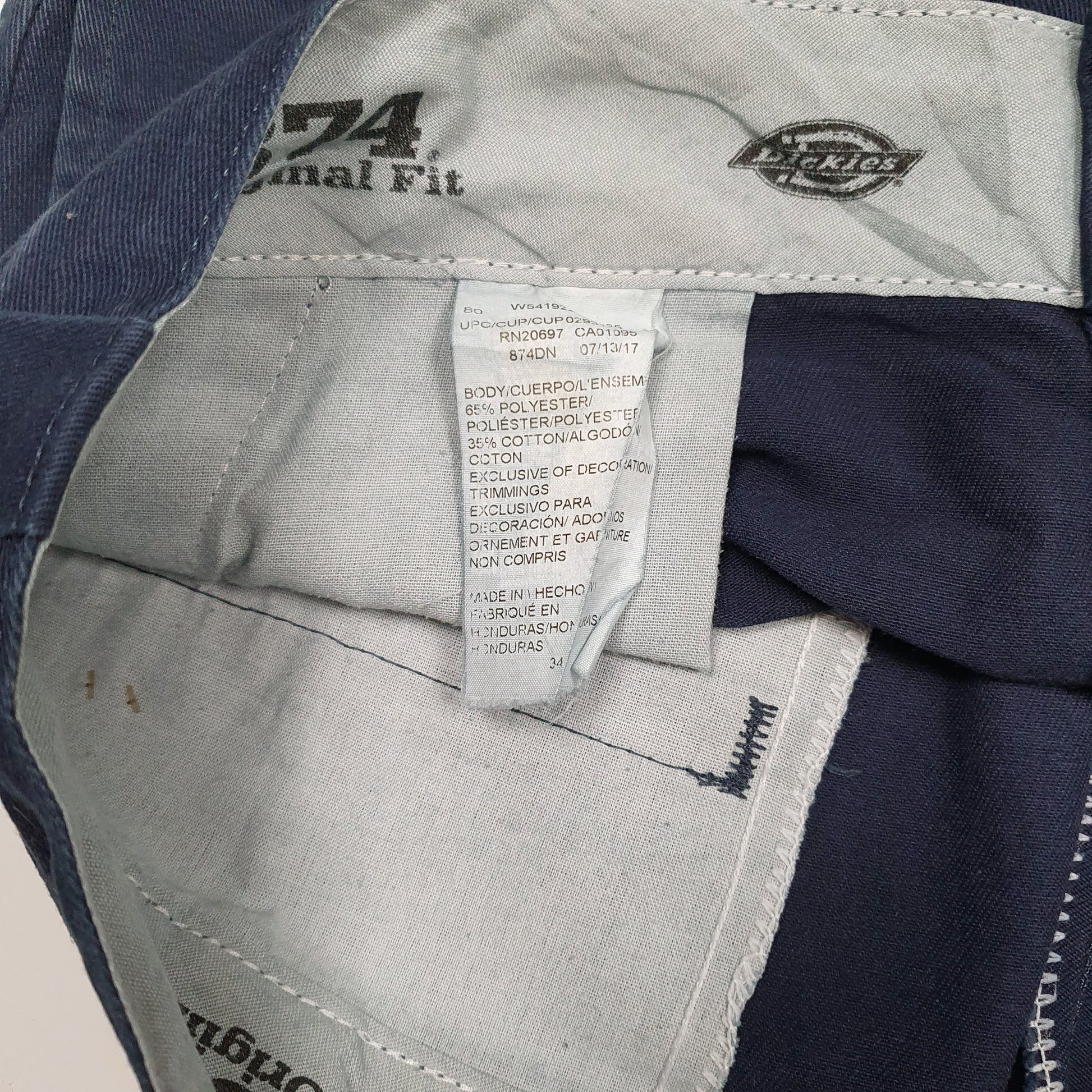 Mens Navy Dickies   Shorts