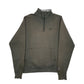 Mens Green Champion  Quarter Zip Jumper