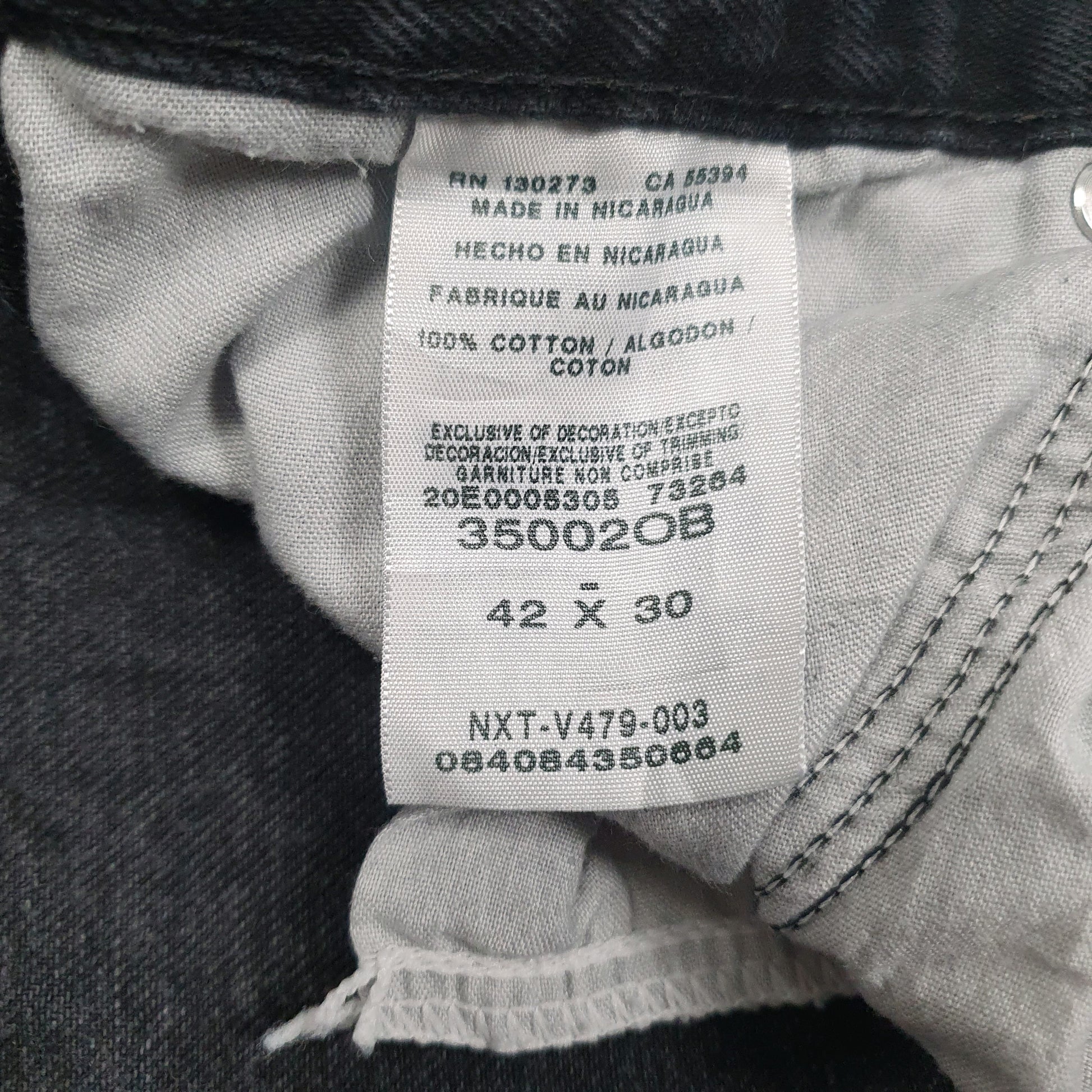 Mens Black Wrangler Rugged Wear  Jeans